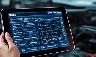 Tablet s diagnostikou vozu